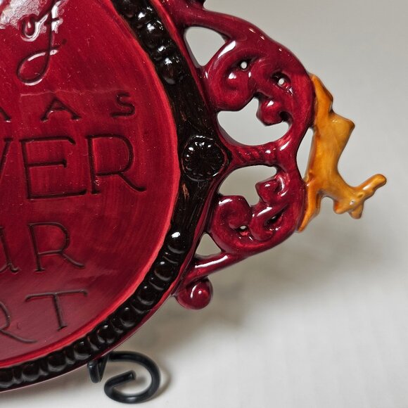 Ganz Ceramic Plate "May The Spirit Of Christmas Be Forever In Your Heart" - Picture 4 of 11